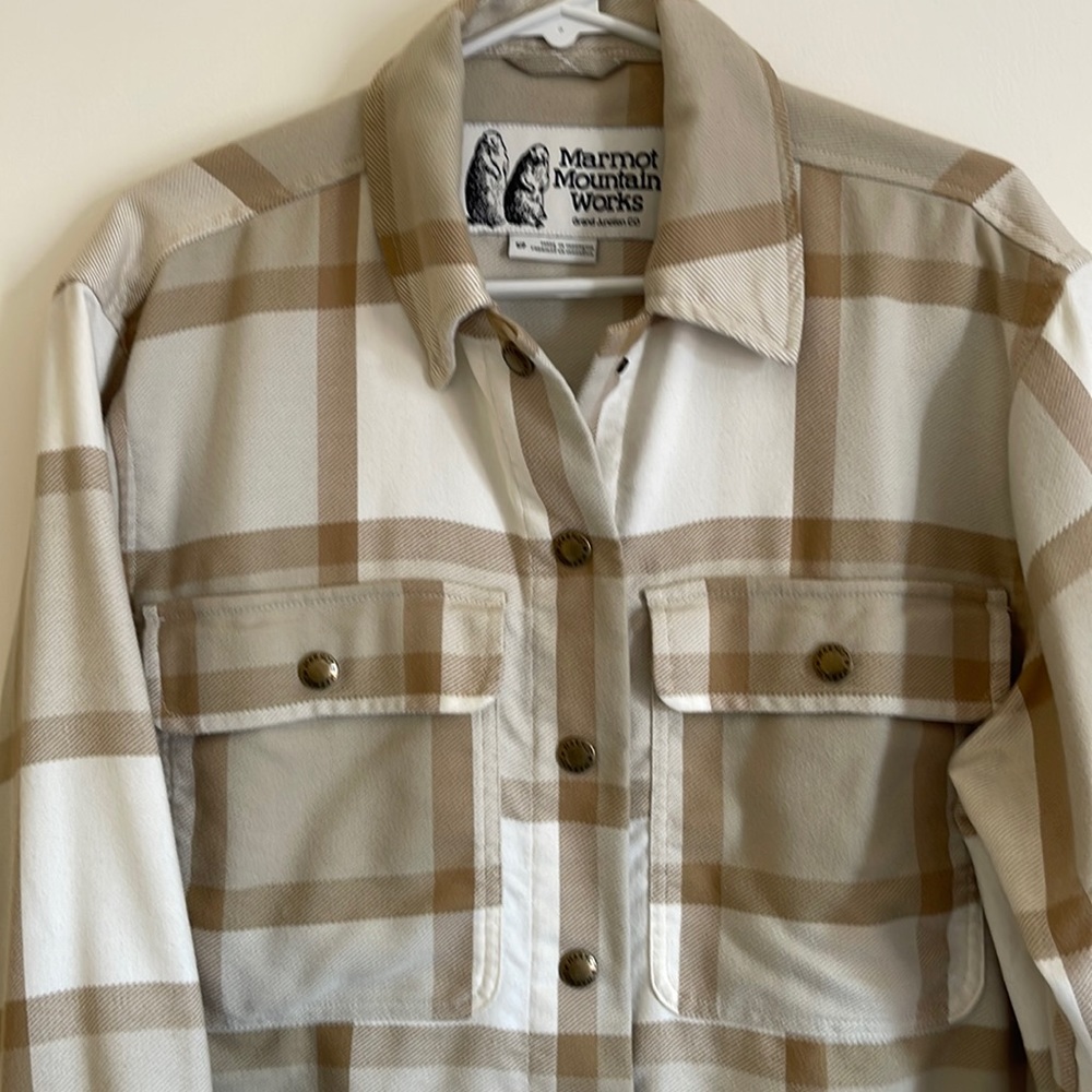 Marmot oversized shirt jacket size S